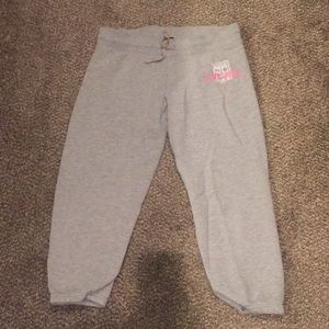 Victoria secret pink sweat capris